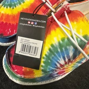 Womens Wendy Boho Mandala Tie Dye Size 7 Lace Up Loafers Light-Weight NWT